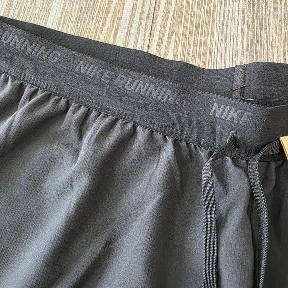 Nike Stride 7" 2-in1 Running Shorts Lined Black Grey Men's Large L CJ5471-010 - Picture 4 of 8